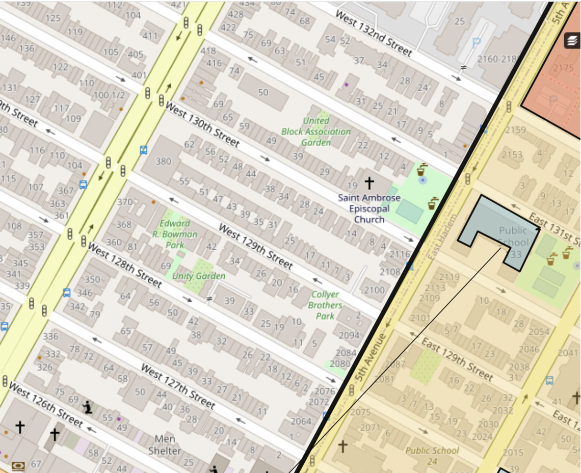 map-identifying-ps-133-in-east-harlem